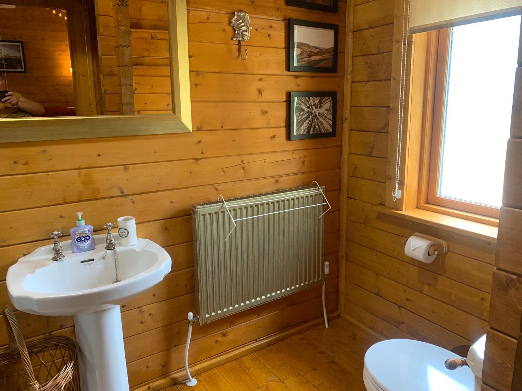 Cherry Cabin - Little Log Cabin In Wales Bettws Cedewain Extérieur photo